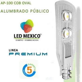 lámpara LED 100 W alumbrado público AP-100 COB OVAL-5