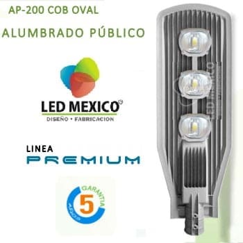 lámpara LED 200 W alumbrado público AP-200 COB OVAL-5