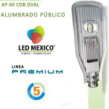 lámpara LED 30 W alumbrado público AP-30 COB OVAL-5