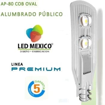 lámpara LED 80 W alumbrado público AP-80 COB OVAL-5