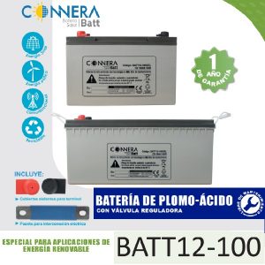 Batería ciclo profundo Connera BATT12 100 12 V
