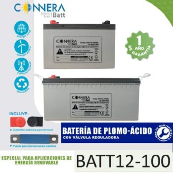 Batería solar 12V 103 Ah Connera BATT12-100