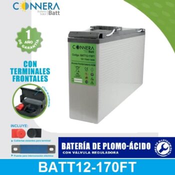Batería solar 12V 180 Ah Connera BATT12-170FT