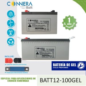 Batería gel Connera BATT12 100GEL 12 V