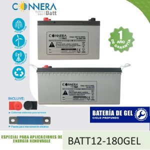 Batería gel Connera BATT12 180GEL 12 V