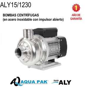 Bomba centrifuga acero inoxidable Aqua Pak ALY15 1230 1.50 HP 1 F 230 V