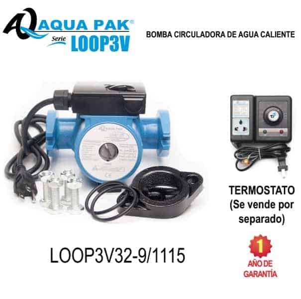 Bomba circuladora agua caliente LOOP3V32 9 1115