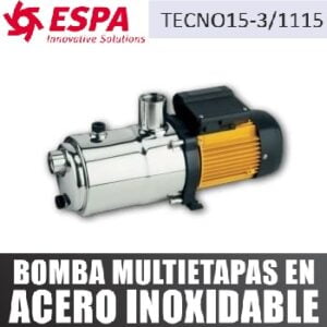 bomba de agua de 3/4 HP Espa TECNO15-3/1115