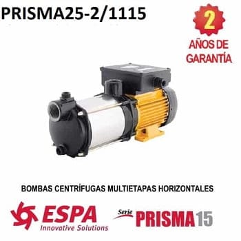 Bomba de agua 1 HP PRISMA25-2/1115