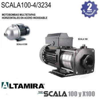Bomba multietapas horizontal Altamira SCALA100 4 3234 1.5 HP 3 F 230 460 V7