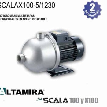 Bomba multietapas horizontal Altamira SCALAX100 5 1230 2 HP 1 F 230 V