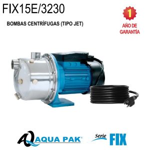 bomba tipo jet de 1 1/2 HP Aqua Pak FIX15E/3230