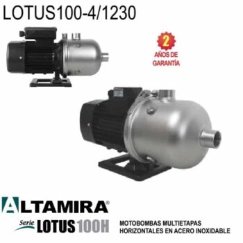 bomba de agua de 1.2 HP Altamira LOTUS100-4/1230