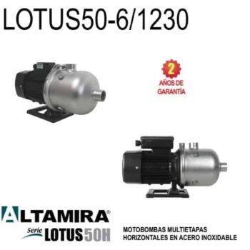 Bomba de agua de 1.2 HP Altamira LOTUS50-6/1230