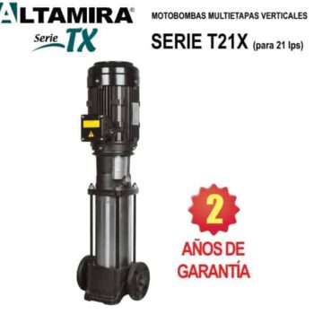Bombas multietapas verticales de 21 LPS