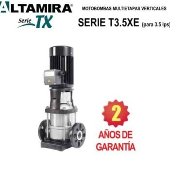 Bombas multietapas verticales de 3.5 LPS