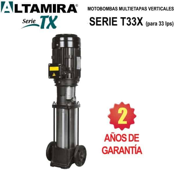 Bomba multietapas vertical Altamira serie T33X 33 LPS