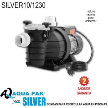 Bomba para alberca Aqua Pak SILVER10 1230 1 HP 1 F 230 V