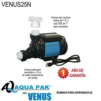 bomba para hidromasaje 2.5 HP VENUS25N