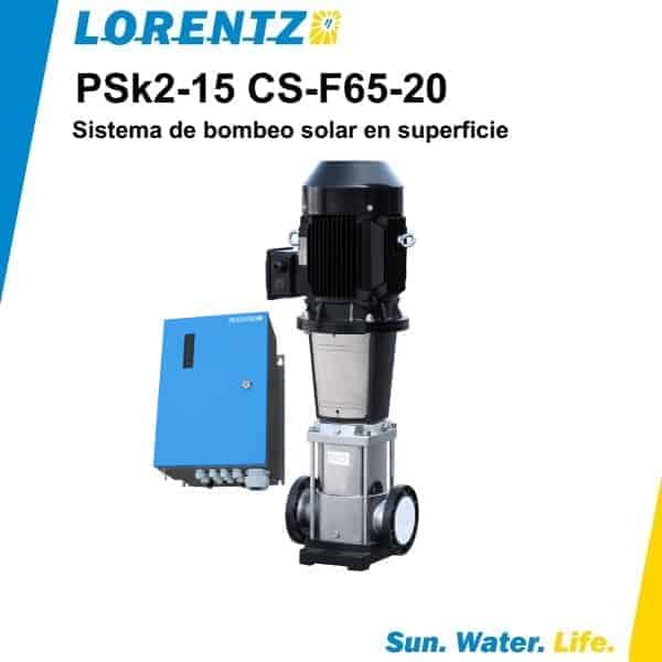 Bomba solar de superficie Lorentz PSK2 15 CS F65 20