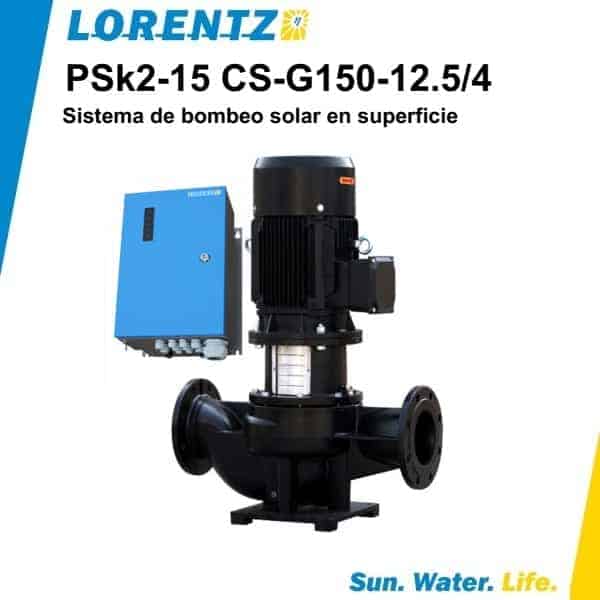 Bomba solar de superficie Lorentz PSK2 15 CS G150 12.5 4