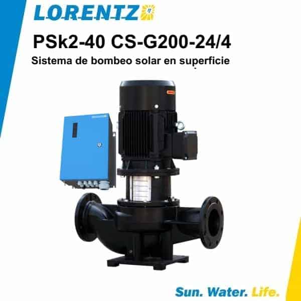 Bomba solar de superficie Lorentz PSK2 40 CS G200 24 4
