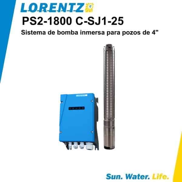 Bomba solar sumergible Lorentz PS2 1800 C SJ1 25