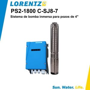 Bomba solar sumergible Lorentz PS2 1800 C SJ8 7