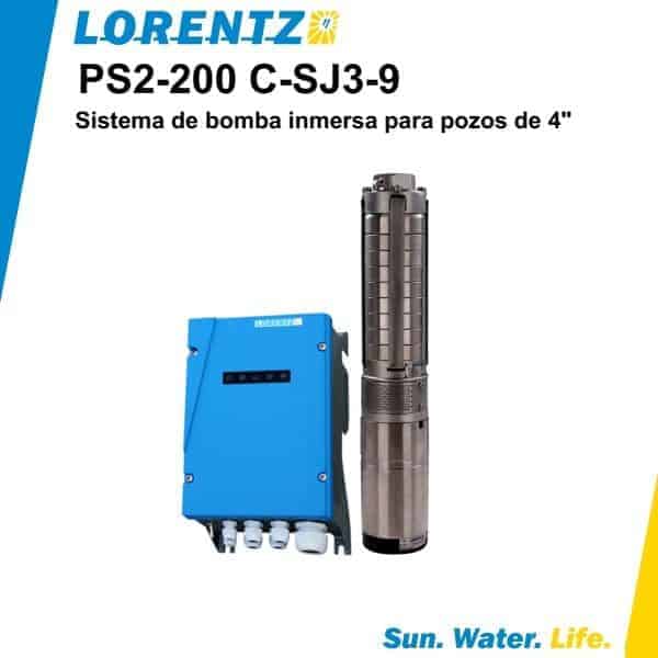 Bomba solar sumergible Lorentz PS2 200 C SJ3 9