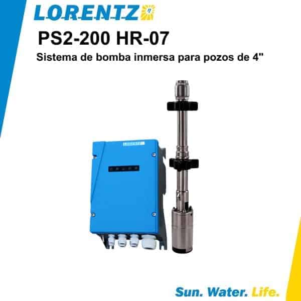 Bomba solar sumergible PS2-200 HR-07