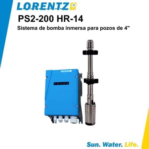 Bomba solar sumergible PS2-200HR-14