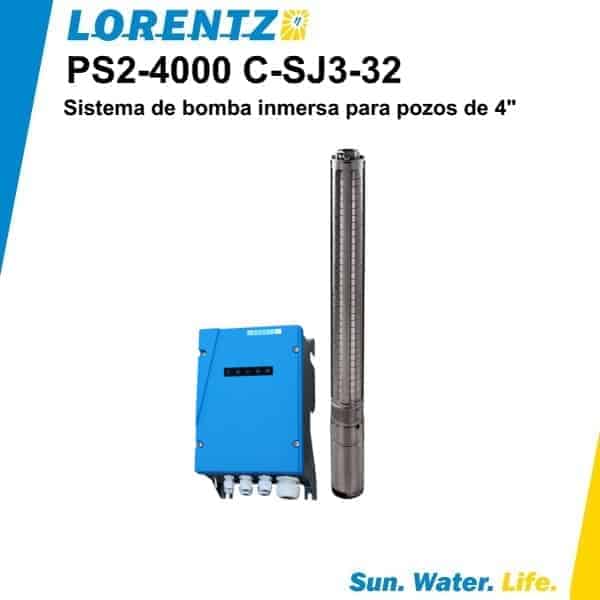 Bomba solar sumergible Lorentz PS2 4000 C SJ3 32