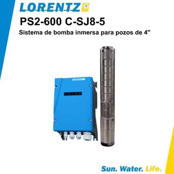 Bomba solar sumergible PS2-600C-SJ-8-5