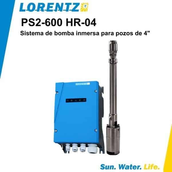 Bomba solar sumergible Lorentz PS2 600 HR 04