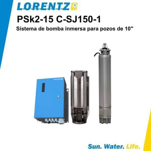Bomba solar sumergible PSK2-15C-SJ150-1