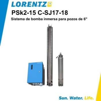 Bomba solar sumergible PSK2-15C-SJ17-18