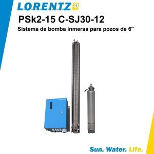 Bomba solar sumergible Lorentz PSK2 15 C SJ30 12