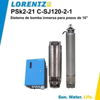 Bomba solar sumergible Lorentz PSK2 21 C SJ120 2 1