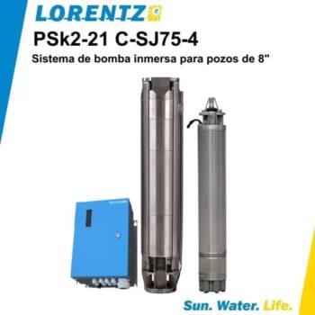 Bomba solar sumergible Lorentz PSK2 21 C SJ75 4