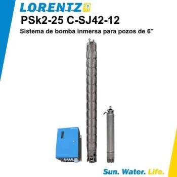 Bomba solar sumergible Lorentz PSK2 25 C SJ42 12