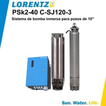 Bomba solar sumergible Lorentz PSK2 40 C SJ120 3