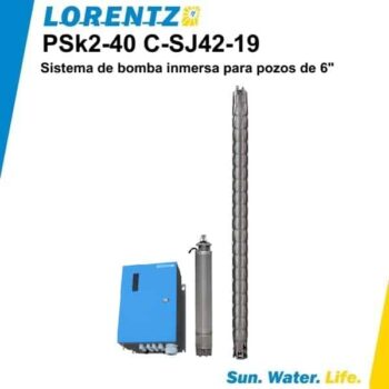 Bomba solar sumergible PSK2-40C-SJ42-19