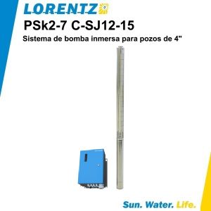 Bomba solar sumergible PSK2-7C-SJ12-15