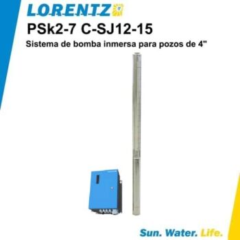Bomba solar sumergible PSK2-7C-SJ12-15