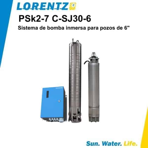 Bomba solar sumergible PSK2-7C-SJ30-6