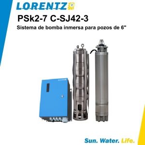 Bomba solar sumergible Lorentz PSK2 7 C SJ42 3