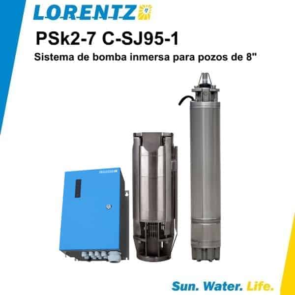 Bomba solar sumergible Lorentz PSK2 7 C SJ95 1