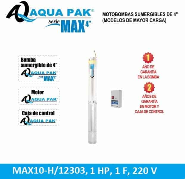 Bomba sumergible MAX10 H 12303H