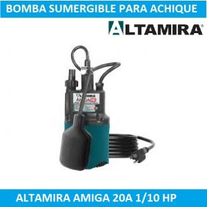 Bomba de achique de 1/2 HP Amiga 100A