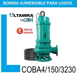 Bomba para lodos Altamira COBA4/150/3230
